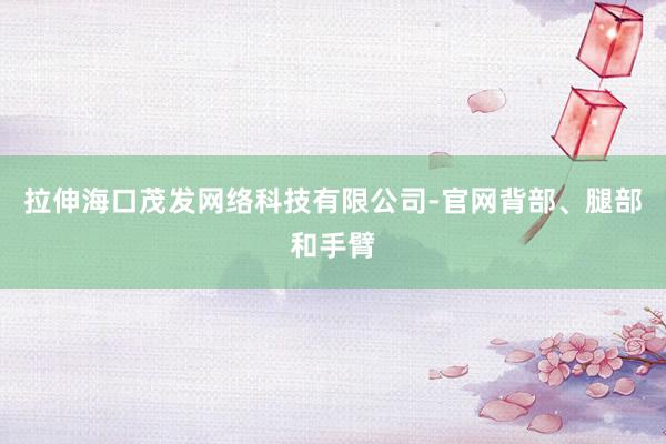 拉伸海口茂发网络科技有限公司-官网背部、腿部和手臂